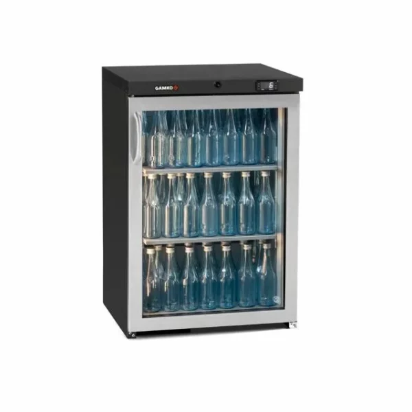 VITRINE MAXIGLASS NOVERTA, 150L, ENCAD. PTE. INOX